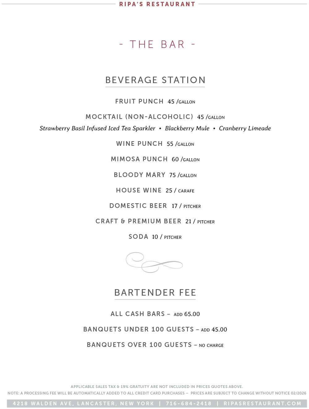 Breakfast & Luncheon Menu 6